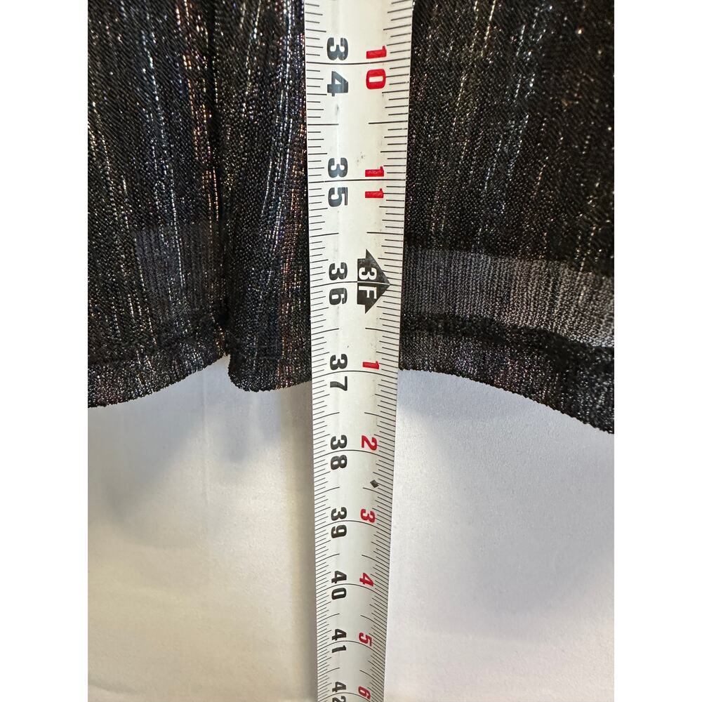 Mi Ami Metallic Shimmer Mini Dress L 2010s‎ Party Clubcore Rainbow - Picture 6 of 12